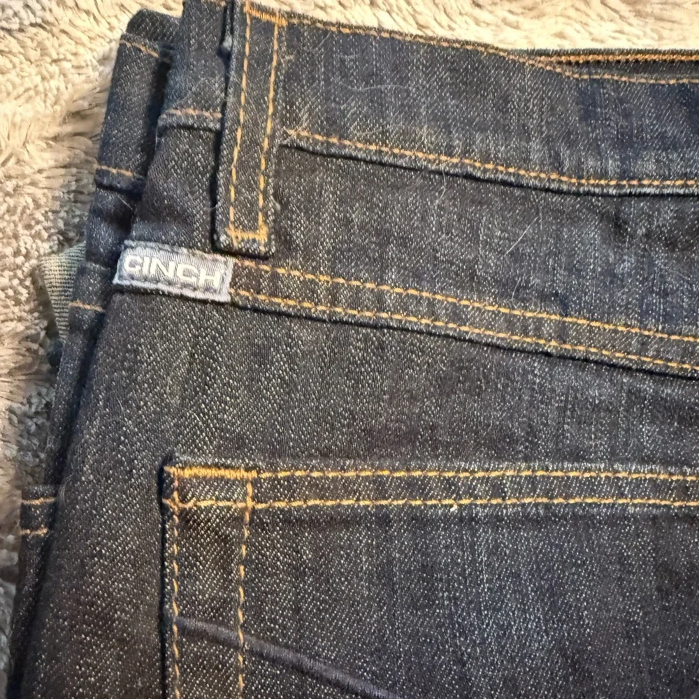 Cinch Women's Jenna Relaxed Jeans - Dark Indigo - Picture 2 of 5